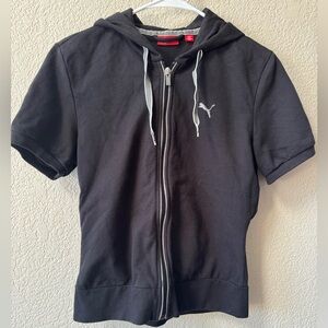 Puma Short Sleeve Hoodie Full Zip Up